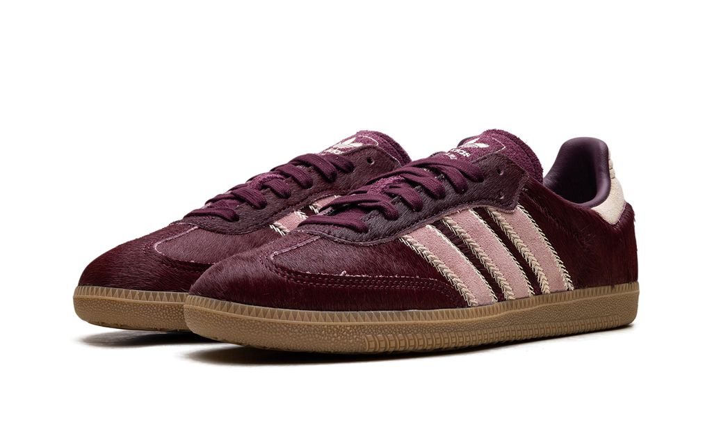 Adidas Samba Maroon Sand Strata Pony Keesef