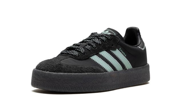 Adidas Sambae Core Black Haze Green Adidas Samba Vegan Keesef