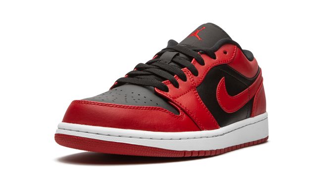 Jordan 1 Low Bred Toe Red Jordan 1 Low Bred Toe Keesef