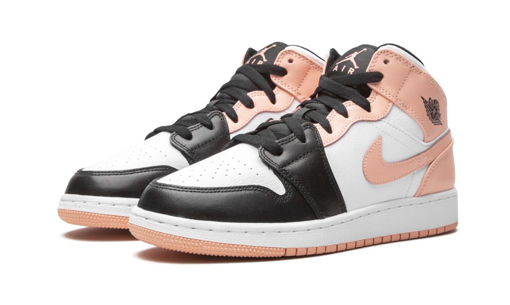Jordan 1 Mid Arctic Orange Black Toe Jordan 1 Mid Arctic Orange Black Toe (GS) Keesef