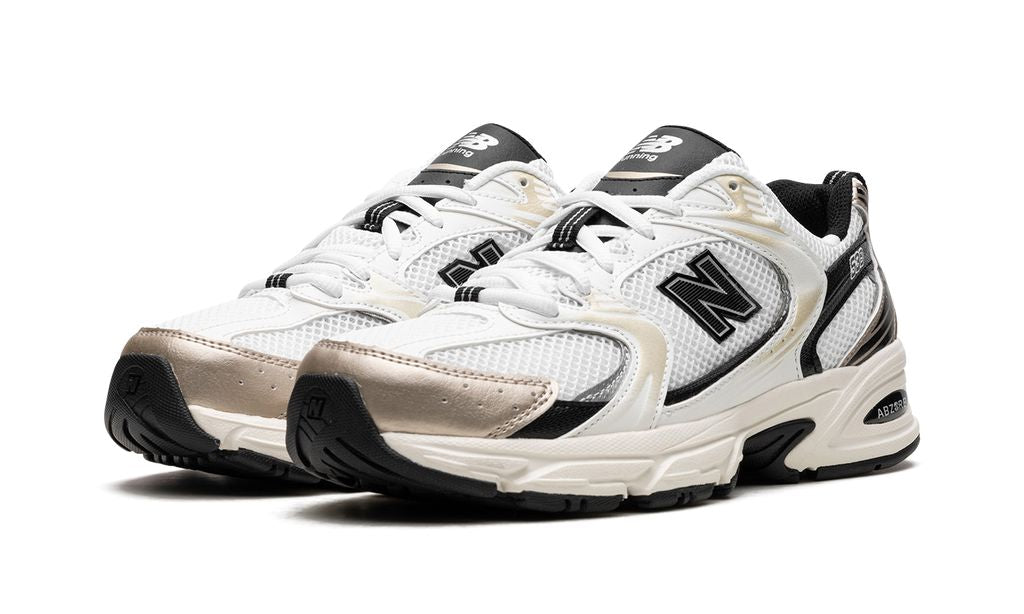 New Balance 530 White Gold Black New Balance 530 White Silver Navy Keesef