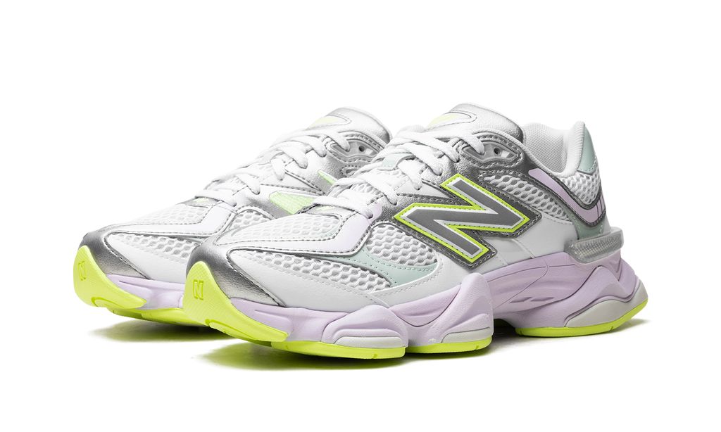 New Balance 9060 White Silver Metalic Taro Keesef