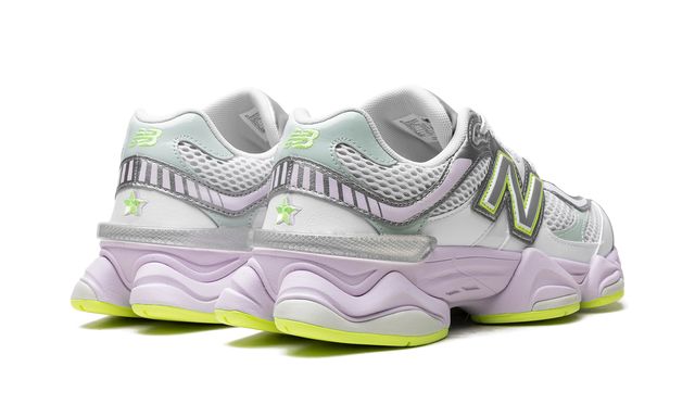New Balance 9060 White Silver Metalic Taro Keesef