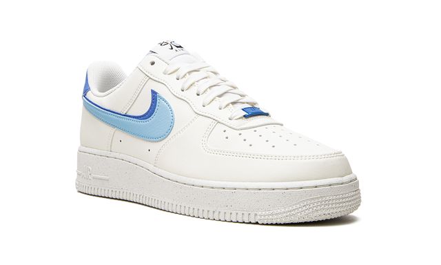 Nike Air Force 1 Double Swoosh White Médium Blue Nike Air Force 1 82 Double Swoosh White Médium Blue Keesef
