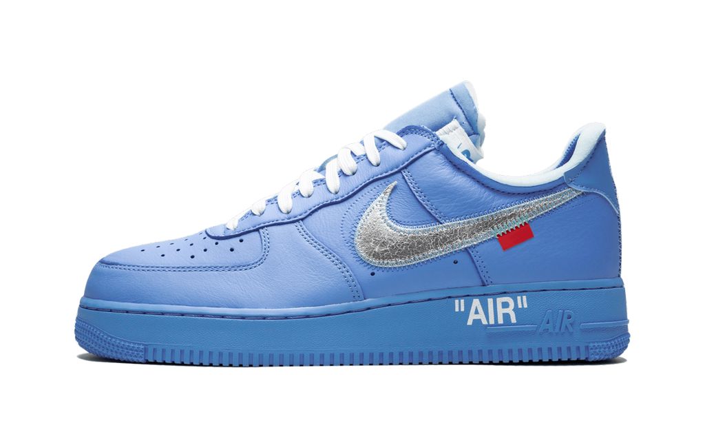 Nike Air Force 1 Low Off-White MCA Blue Nike Air force 1 Low Off White University Gold Metallic Silver Keesef