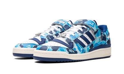 Adidas Forum 84 Low Bape 30th Anniversary Blue Camo Keesef