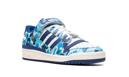 Adidas Forum 84 Low Bape 30th Anniversary Blue Camo Keesef