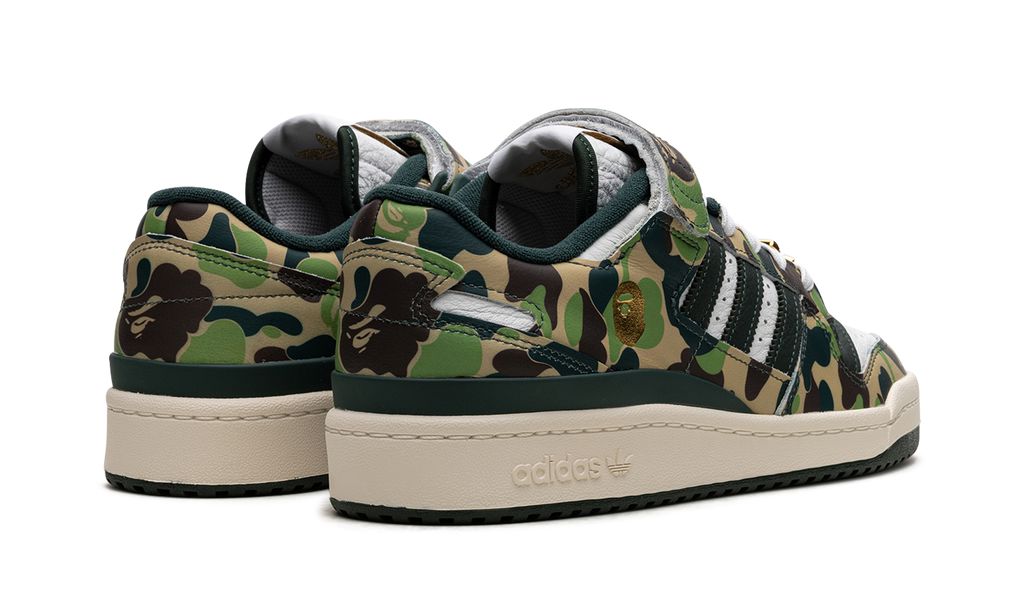 Adidas Forum 84 Low Bape 30th Anniversary Green Camo Keesef