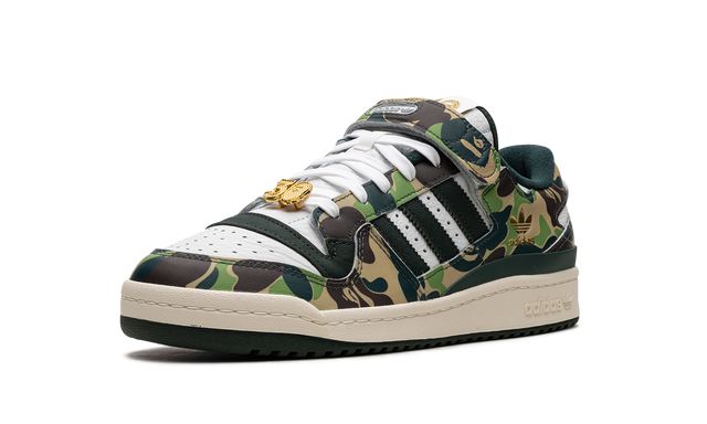 Adidas Forum 84 Low Bape 30th Anniversary Green Camo Keesef
