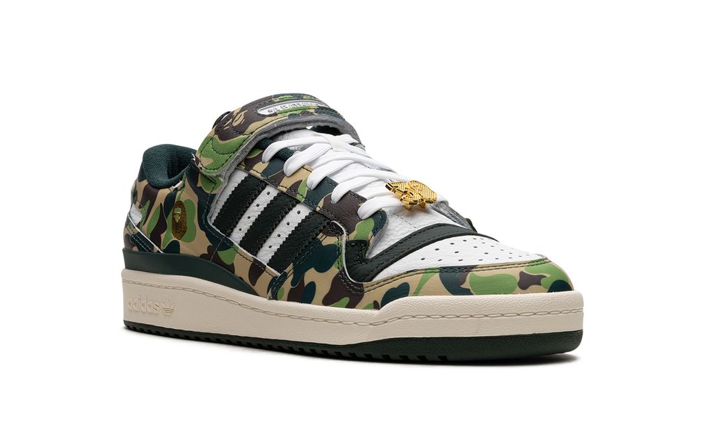 Adidas Forum 84 Low Bape 30th Anniversary Green Camo Keesef