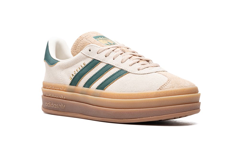 Adidas Gazelle Bold Magic Beige Collegiate Green Adidas Gazelle Bold Magic Beige Collegiate Green Keesef