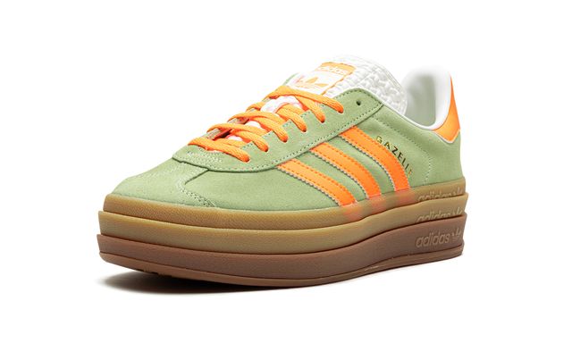 Adidas Gazelle Bold Semi Green Spark Adidas Gazelle Indoor Core Black Keesef