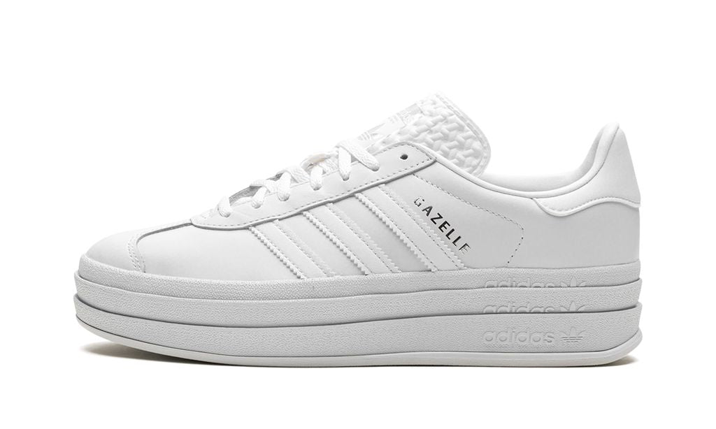 Adidas Gazelle Bold Triple White Adidas Gazelle Indoor Core Black Keesef