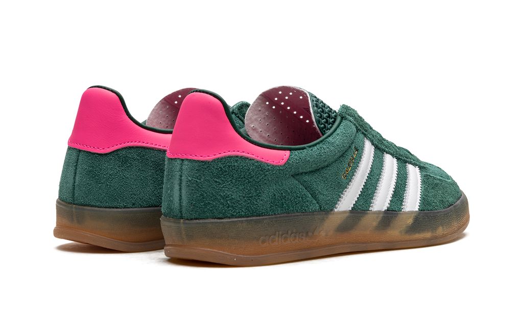 Adidas Gazelle Indoor Collegiate Green Lucid Pink Adidas Gazelle Indoor Core Black Keesef