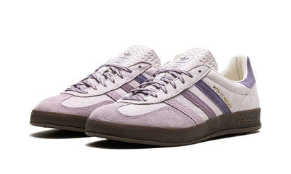 Adidas Gazelle Indoor Kith Classics Program Ash Purple Adidas Gazelle Indoor Core Black Keesef