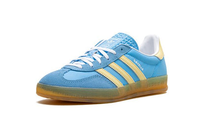 Adidas Gazelle IndoorSemi Blue Burst Almost Yellow Adidas Gazelle Indoor Core Black Keesef