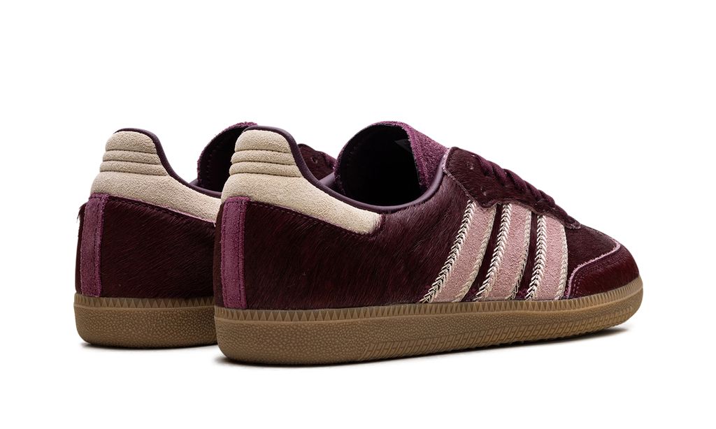 Adidas Samba Maroon Sand Strata Pony Keesef