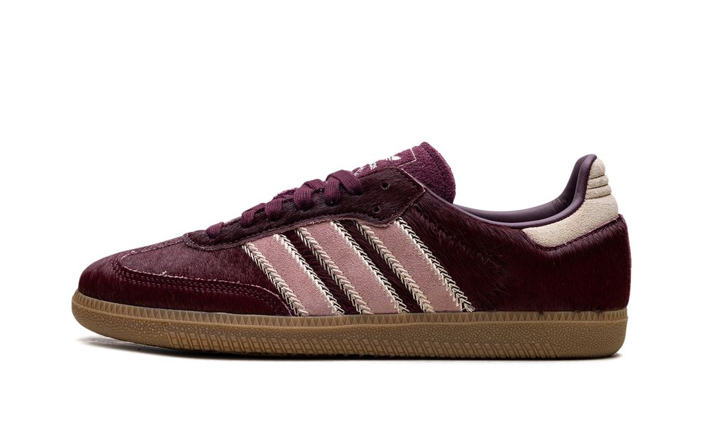 Adidas Samba Maroon Sand Strata Pony Keesef