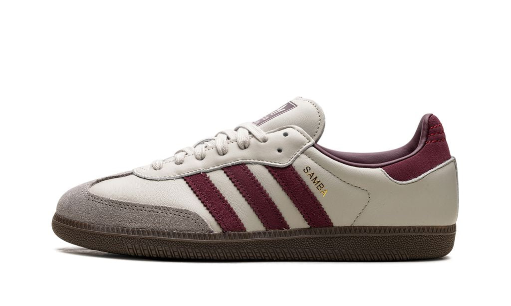Adidas Samba Putty Grey Maroon Keesef