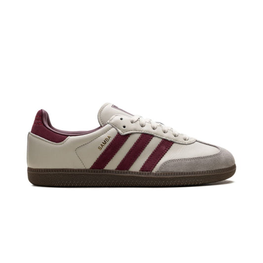 Adidas Samba Putty Grey Maroon Keesef