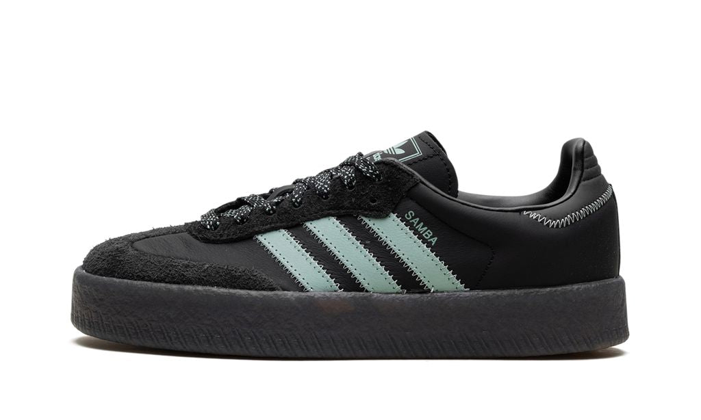 Adidas Sambae Core Black Haze Green Adidas Samba Vegan Keesef