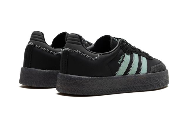 Adidas Sambae Core Black Haze Green Adidas Samba Vegan Keesef