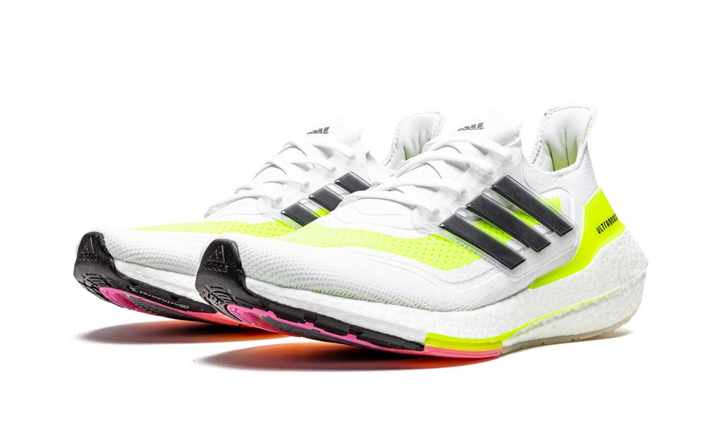 Adidas Ultraboost 21 Solar Yellow White Adidas Ultra Boost 21 Solar Yellow White Keesef
