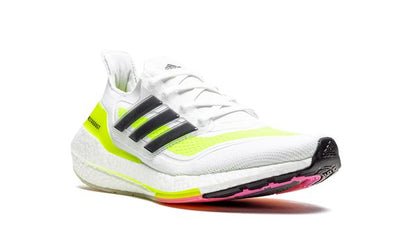 Adidas Ultraboost 21 Solar Yellow White Adidas Ultra Boost 21 Solar Yellow White Keesef