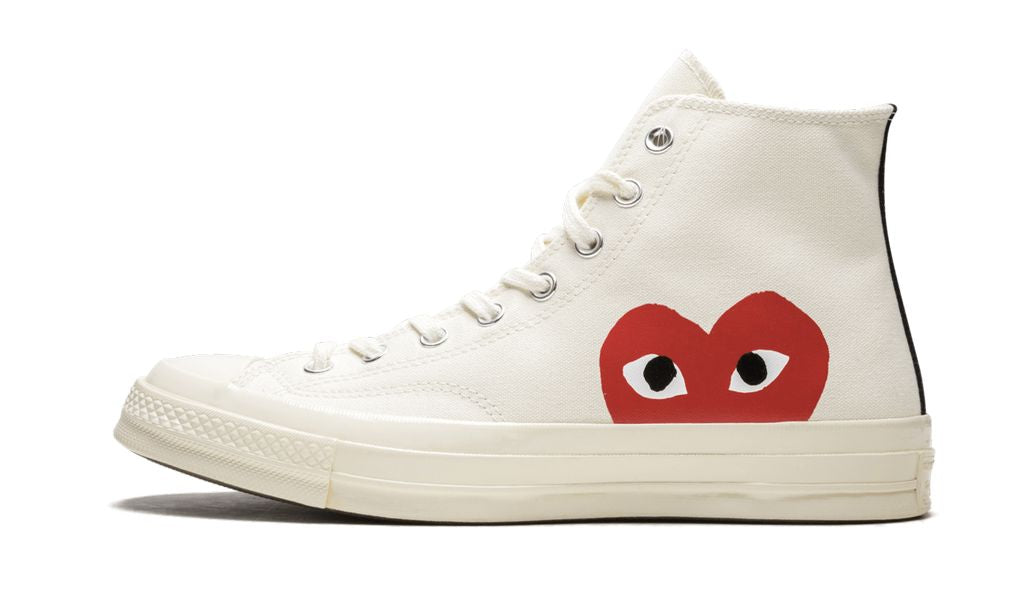 Converse Chuck 70 CDG "Comme des Garcons Play - White" Keesef 