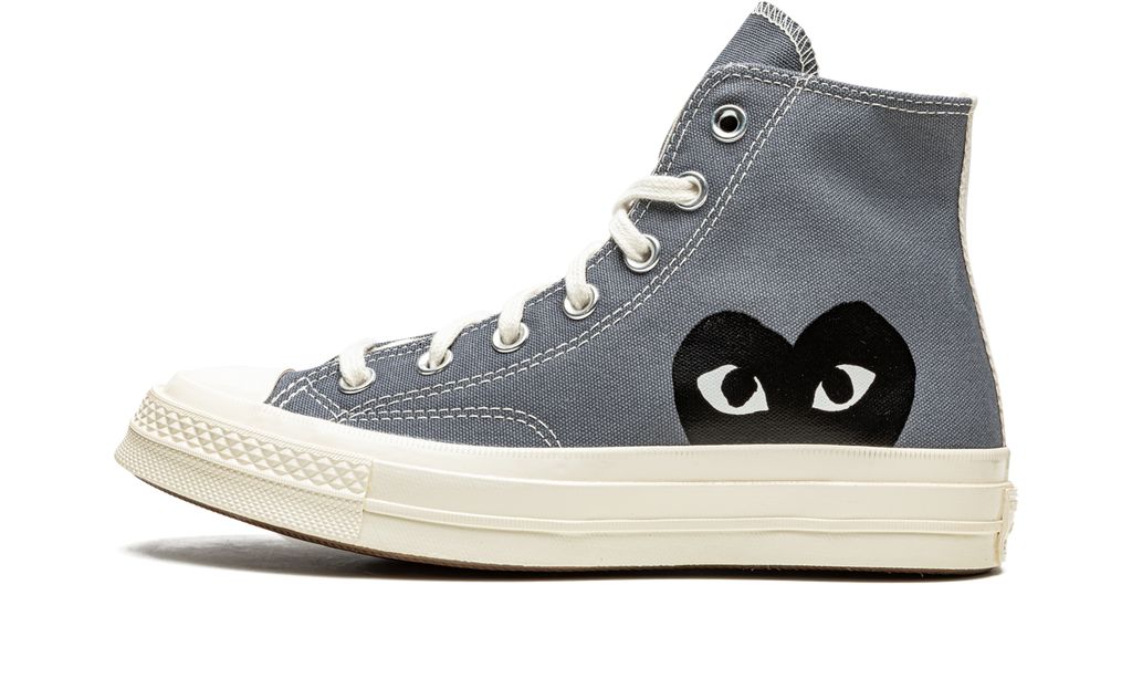 Converse Chuck 70 Hi "CDG Play - Steel Gray" Keesef 
