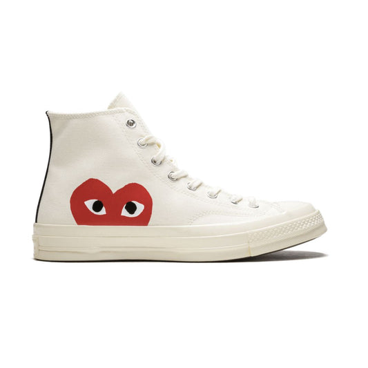 Converse Chuck Taylor All Star 70 Hi Comme des Garçons Play White Converse Chuck Taylor All Star 70 HiComme des Garçons Play White Keesef