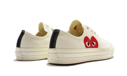 Converse Chuck Taylor All Star 70s Ox Comme des Garçons Play White Converse Chuck Taylor All Star 70s Ox Comme des Garçons Play White Keesef
