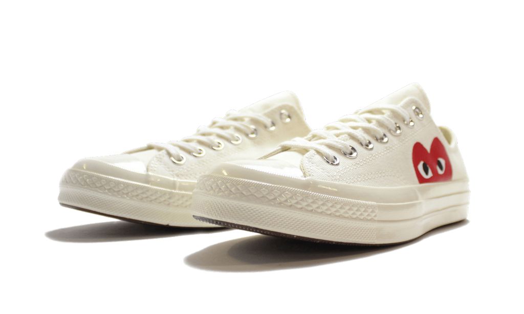 Converse Chuck Taylor All Star 70s Ox Comme des Garçons Play White Converse Chuck Taylor All Star 70s Ox Comme des Garçons Play White Keesef