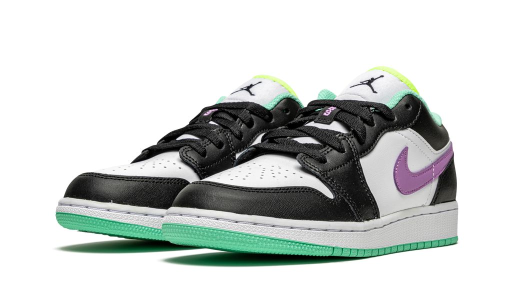 Jordan 1 Low Green Glow Violet Shock Jordan 1 Low Green Glow Violet Shock Keesef