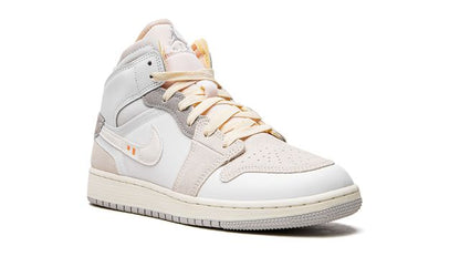 Jordan 1 Mid Craft Inside Out White Grey Jordan 1 Mid Craft Inside Out White Grey Keesef