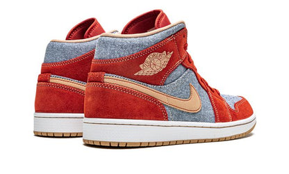 Jordan 1 Mid Denim Red Jordan 1 Mid Denim Red Keesef