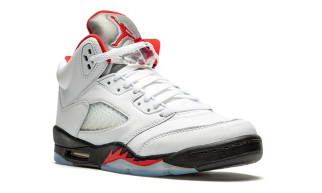 Jordan 5 Retro Fire Red Silver Tongue Jordan 5 Retro Fire Red Silver Tongue Keesef