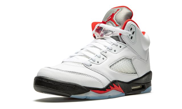 Jordan 5 Retro Fire Red Silver Tongue Jordan 5 Retro Fire Red Silver Tongue Keesef