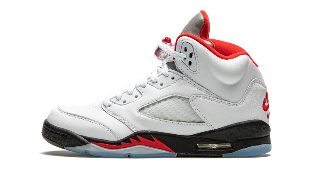 Jordan 5 Retro Fire Red Silver Tongue Jordan 5 Retro Fire Red Silver Tongue Keesef