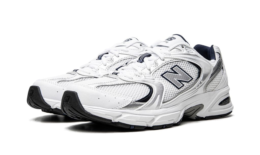 New Balance 530 White Silver Navy New Balance 530 White Silver Navy Keesef