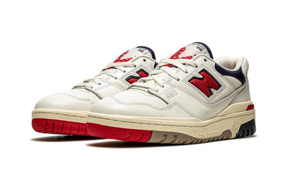 New Balance 550 Aime Leon Dore White Navy Red New Balance 550 Purple White Keesef