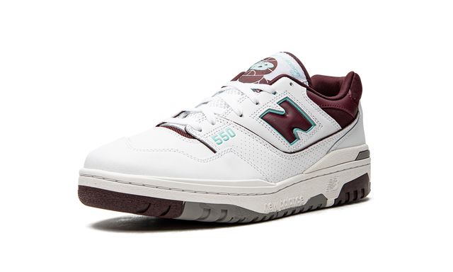 New Balance 550 Burgundy Cyan New Balance 550 Purple White Keesef