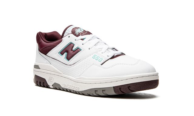 New Balance 550 Burgundy Cyan New Balance 550 Purple White Keesef