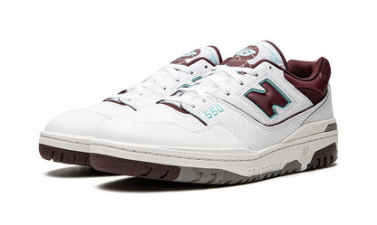 New Balance 550 Burgundy Cyan New Balance 550 Purple White Keesef