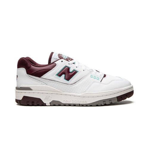 New Balance 550 Burgundy Cyan New Balance 550 Purple White Keesef