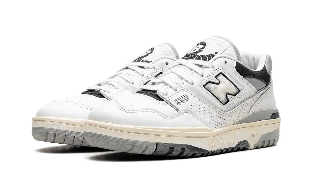 New Balance 550 VINTAGE WHITE BLACK New Balance 550 Purple White Keesef