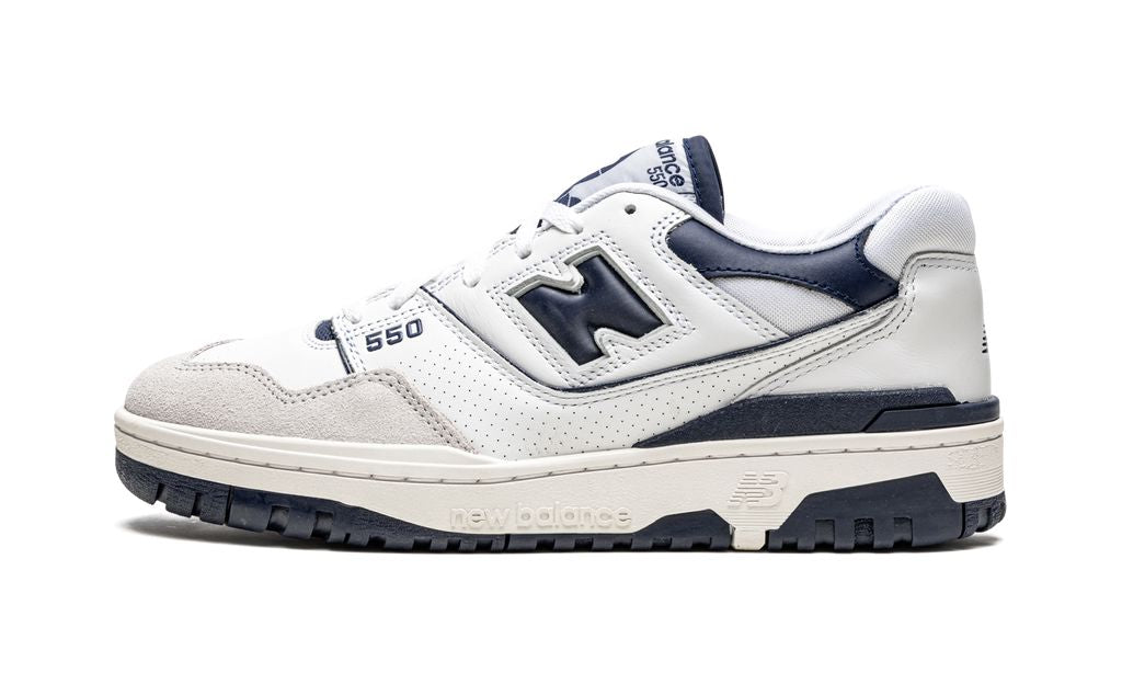 New Balance 550 White Navy Blue New Balance 550 Purple White Keesef