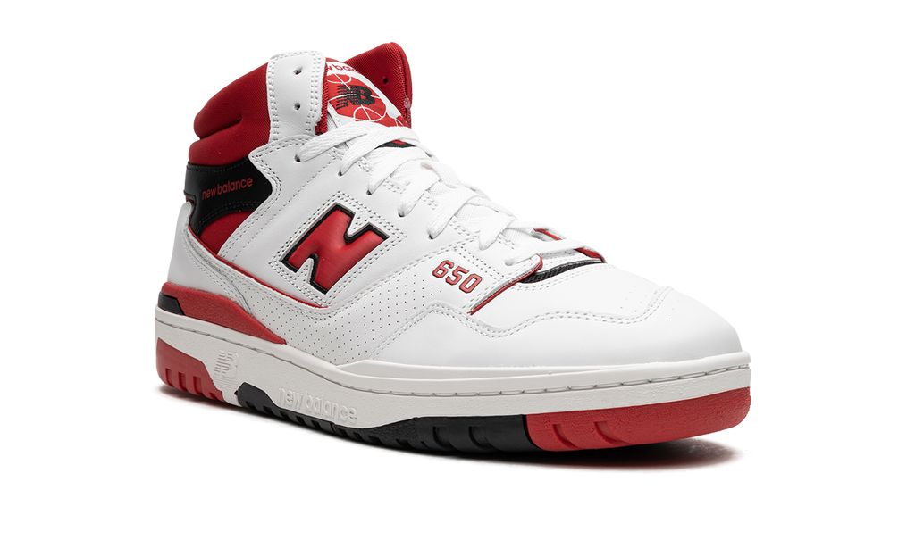 New Balance 650 White/Red Keesef