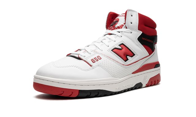 New Balance 650 White/Red Keesef