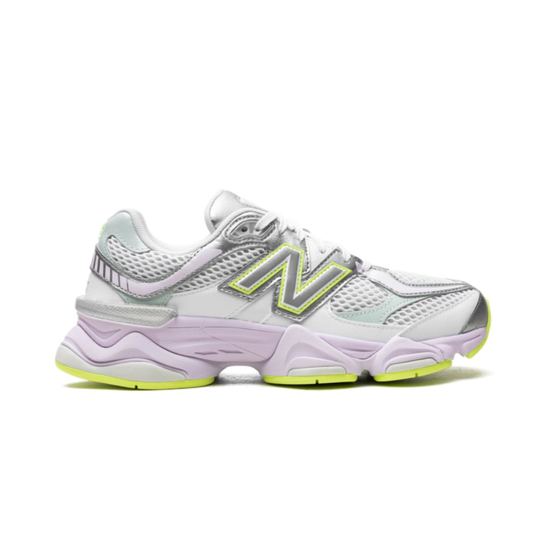 New Balance 9060 White Silver Metalic Taro Keesef